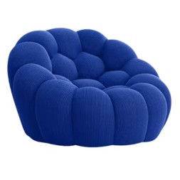 Football Bubble Sofa Roll Compressed Molded Foam Fabric Irregular Designer Lounge Sofa for Small Living Room Apartment Nap Relax