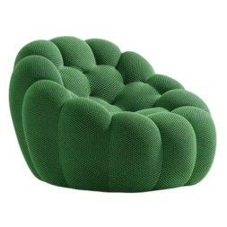 Football Bubble Sofa Roll Compressed Molded Foam Fabric Irregular Designer Lounge Sofa for Small Living Room Apartment Nap Relax