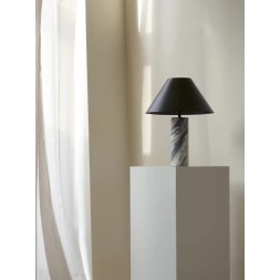 Italian Natural Marble Table Lamp Designer Creative Minimalist Living Room Bedroom Japanese Wabi-sabi Style Bedside Lamp