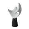 Resin Handicrafts Creative Black and White Abstract Sculpture Abstract Hollowed-out Statue Home Decoration Accessories