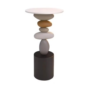 Home Decor Creative Art Statue Side Table Floor Decor Simple Style Living Room Large Floor Ornament Small Coffee Table Tea Table