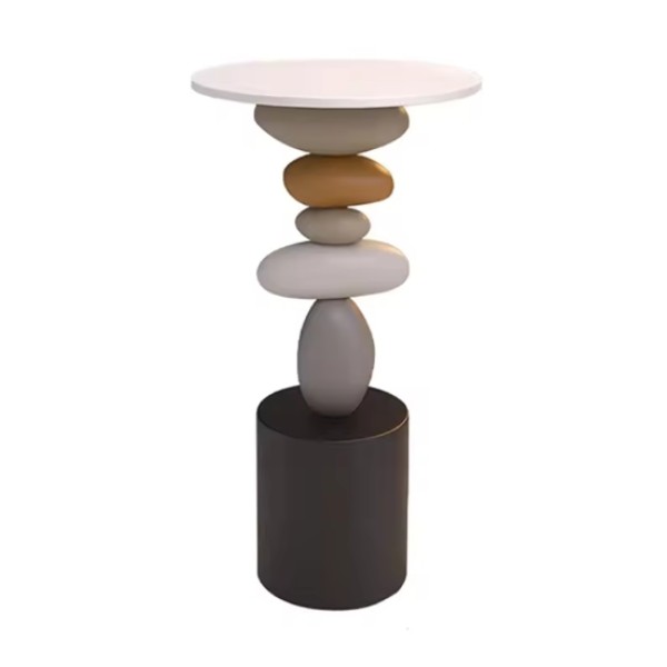 Home Decor Creative Art Statue Side Table Floor Decor Simple Style Living Room Large Floor Ornament Small Coffee Table Tea Table